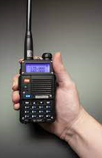image of a hand held radio